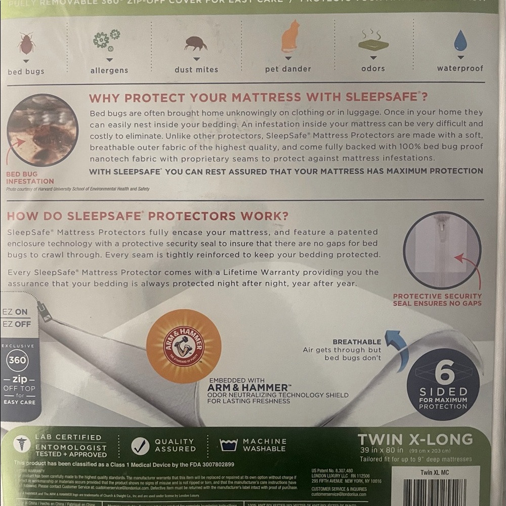 MATTRESS PROTECTOR - Picture 1 of 2